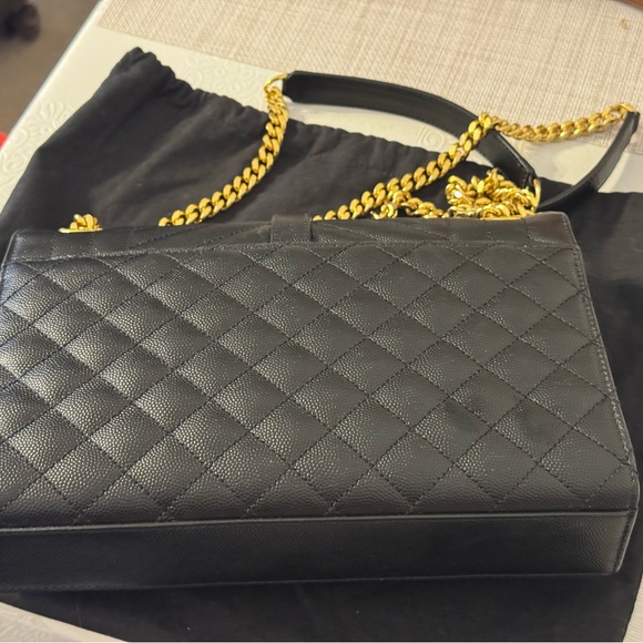 Yves Saint Laurent Paris Caviar leather Envelope bag - Picture 6 of 16